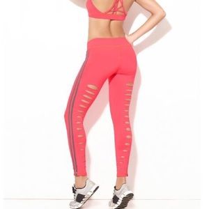 Pink premium quality training leggings